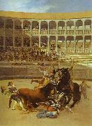 Francisco Jose de Goya Death of Picador oil